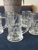 5 Schnapsgläser, dickes Glas und Maße siehe Fotos in 34131