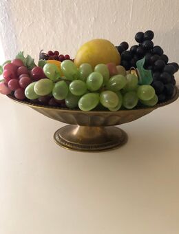 Antike Messingschale mit Deko-Obst - Berlin Lichtenberg