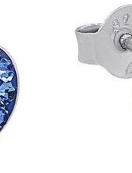Amor Paar Ohrstecker Herz, Trachtenschmuck, Volksfest, 2039218, 2039219, mit Kristallglas