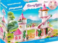 Playmobil® Prinzessinnenschloss mit Königspaar (71845), Playmobil Princess Magic Konstruktions-Spielset, (422 St), Made in Germany