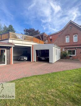 ZFH mit Ranch in Meeresnähe: Pferdestall mit 3 Boxen und 1 ha Weideland mit Offenstall am Hof - Schiffdorf