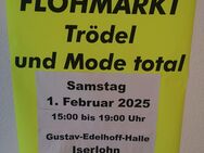 Abendflohmarkt "Trödel & Mode total" in der Gustav-Edelhoff-Halle in 58636 Iserlohn, Bertha-von-Suttner-Str. 24-26. - Dortmund