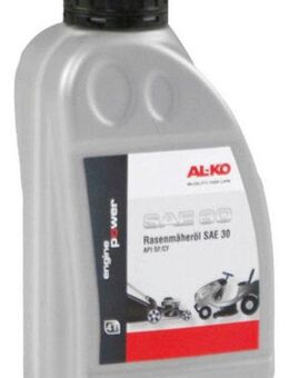 AL-KO Universalöl 4-Takt Rasenmäheröl SAE 30, für Rasenmäher und Gartengeräte mit 4-Takt-Motor, 0,6 l