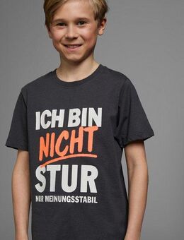 KIDSWORLD T-Shirt ICH BIN NICHT STUR Kurzarm, mit Rundhalsausschnitt, mit trendigem Aufdruck