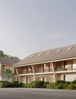 Neubau: Chalet trifft Purismus: Familiengerechtes Eckhaus mit attraktiver Ausstattung zum Erstbezug - Waakirchen