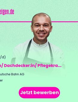 Koch/ Dachdecker:in/ Pflegekraft als Quereinsteiger:in für Umschulung als Zugverkehrssteuer:in - Wincheringen