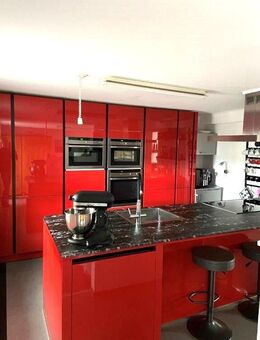 gepflegte 6-Zi.-Maisonette-Whg. über 2 Etagen, Terrasse, Sauna, Garage - Schillingsfürst