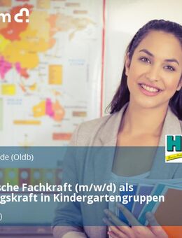 Pädagogische Fachkraft (m/w/d) als Vertretungskraft in Kindergartengruppen - Hude (Oldb)