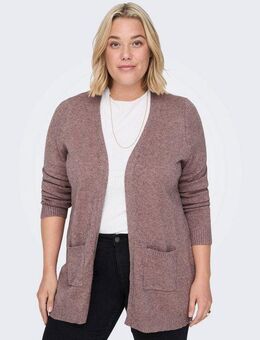 ONLY CARMAKOMA Strickjacke CARESLY L/S OPEN CARDIGAN NOOS KNT
