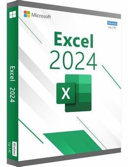 Microsoft Excel 2024 - Windows Mac - einzelner Retail bind Schlüssel - lebenslang - Berlin Marzahn-Hellersdorf