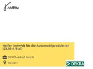 Helfer (m/w/d) für die Automobilproduktion (23,09/Std.) - Rastatt