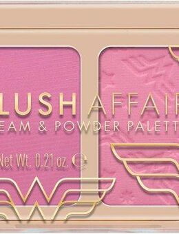 Catrice Rouge-Palette Wonder Woman Blush Affair Cream & Powder Palette, Variable Deckkraft, natürliches Finish, leicht verblendbar.