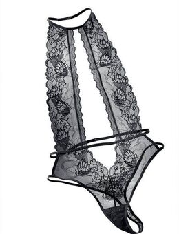 petite fleur gold Stringbody mit modischem Neckholder, sexy Dessous, Reizwäsche