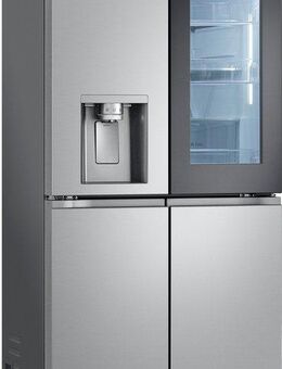 LG Multi Door GMG960MBEE, 179,2 cm hoch, 91,4 cm breit, InstaView®: zweimal klopfen, reinschauen! mit Craft Ice - Spender