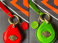 Harley Davidson Schlüsselanhänger Fob Leder Hülle - Hamm