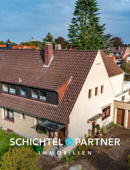 Lehe | Großzügige Doppelhaushälfte mit zwei Wohnungen, Terrasse und Garten - Bremerhaven