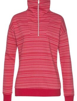 s.Oliver Sweatshirt mit Norwegermuster, Loungeanzug