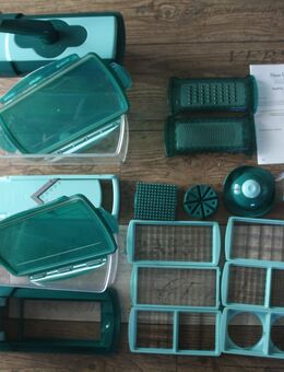 Genius Nicer Dicer (Nicer Twist 7 Teile enthalten) Gemüseschneider Set 17 tlg und 2 Deckel (19tlg) +Nicer Dicer Quick - Neuenhagen (Berlin)