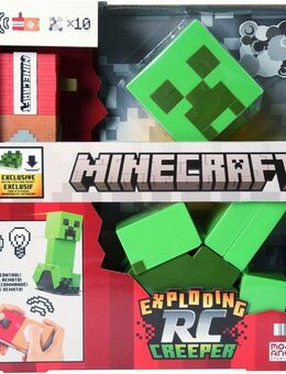 Mattel® Actionfigur MINECRAFT explodierender, ferngesteuerter Creeper, mit Licht und Sound
