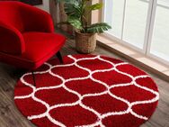 Sanat Hochflor-Teppich Madrid, rund, Höhe: 30 mm, Wohnzimmer, Langflor, Shaggy Teppich