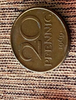 Münze Münzen Umlaufmünze Deutschland DDR 20 Pfennig 1969 - Alzey