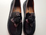 flache Schuhe von Gemini Mokassin Style Gr. 38 schwarz - Hamburg Hamburg-Nord