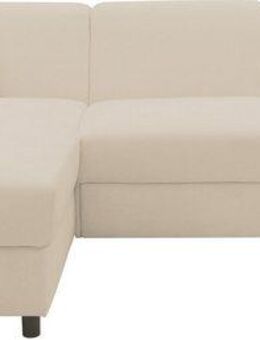 DOMO collection Ecksofa Turah 2, L-Form, Cord oder Luxus-Microfaser, komfortabler Federkern, B/T/H: 241/146/79 cm, incl. Zierkissen, wahlweise mit Bettfunktion