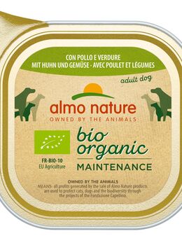 Almo Nature BioOrganic Maintenance 6 x 100 g - mit Bio Huhn & Bio Gemüse