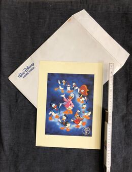 Vintage original Walt Disney Donald Duck Barks Lithographie 1994 - Köln