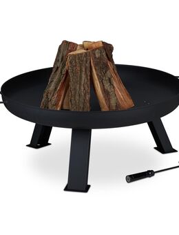XXXL Designer Feuerschale Lagerfeuerschale Feuerstelle Garten Feuerkorb groß 80cm - Wuppertal