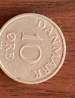 Münze Münzen Umlaufmünze Dänemark 10 Öre 1955 - Alzey