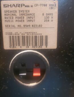 Stereo Anlage mit Boxen - Essen