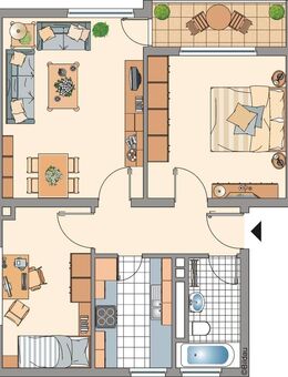 Wohnen nähe Zoom, inkl. neues Wannenbad und Balkon - Gelsenkirchen