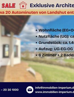 Architektenvilla – ca. 20 Autominuten von Landshut - Landshut