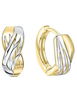 Firetti Paar Creolen Schmuck Geschenk Gold 375 Ohrschmuck Creole