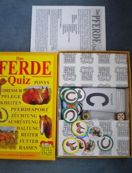 Spiel Spass-Das Pferde Quiz-Ponys,2003,ab 8 Jahre,2-6 Spieler - Linnich