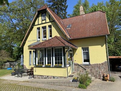 Stilvolle Villa mit Bungalow, Doppelcarport und großem Grundstück in idyllischer Lage zwischen Müritz Nationalpark und Müritz