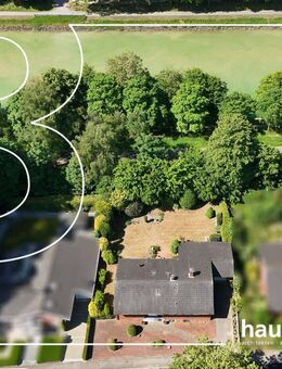 Erste Reihe: Uneinsehbares Einfamilienhaus am Kanal - absolute Rarität - Münster