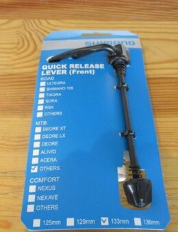 Shimano Schnellspanner Vorderrad 133 mm - Bonn Duisdorf