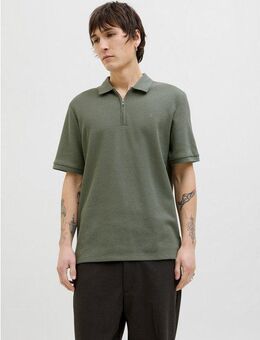 Jack & Jones Poloshirt JJEAUSTIN ZIP POLO SS NOOS mit Polokragen