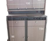 Küchenblock, Küchenzeile Wohnmobil komplett ca 100 cm mit Oberschrank, Kocher, Kühlschrank, Spüle RM270 mit Cramer-Typenschild (50 mBar) Sonderpreis aus Dethleffs RM3 BJ91 NewLine 420 - Schotten Zentrum