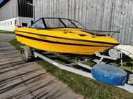 Fiberline Motorboot Sportboot, 140 ps Mercury, inkl. Straßentrailer, Trimming 5900.-- - Rosenheim