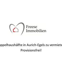 Doppelhaushälfte in Aurich-Egels provisionsfrei zu vermieten! - Aurich