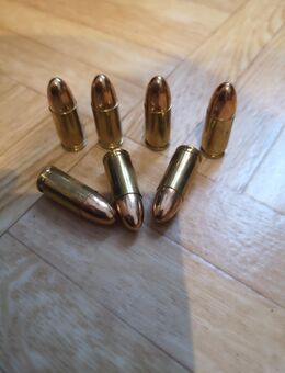 10 Stück 9mm Deko Patrone 9x19 Luger Para - Mayen