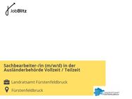 Sachbearbeiter-/in (m/w/d) in der Ausländerbehörde Vollzeit / Teilzeit - Fürstenfeldbruck