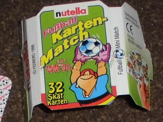 Nutella Werbung Mini Kartenspiel Fussball 1998 Markt De Kleinanzeige