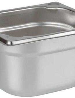 APS Aufbewahrungssystem GN 1/6 Behälter 17,6 x 16,2 cm, Edelstahl, (1-tlg), Gastronorm-Behälter, zum Anrichten und Lagern von Speisen