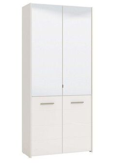 INOSIGN Schuhschrank Menorca Schuhkommode, Lagerschrank, Schuhregal, Breite 90 cm mit vier Türen, in modernen und eleganten Farben, mit zwei Spiegeln
