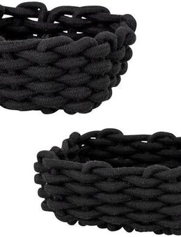 SCHÖNER WOHNEN-Kollektion Aufbewahrungskorb »Melara« (Set, 2 St), Badkörbe aus Cotton Rope zur Aufbewahrung von Badutensilien, 2 Größen