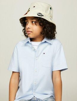 Tommy Hilfiger Sonnenhut SMALL FLAG AOP BUCKET HAT für Kinder bis 16 Jahre